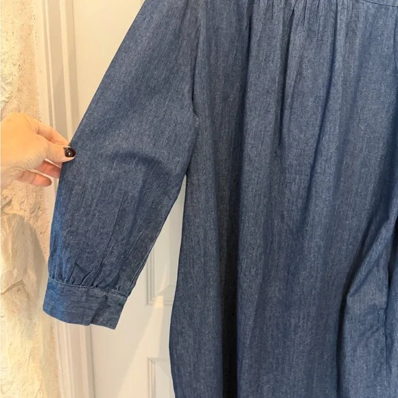 Pomander Place Long Sleeve Denim Dress - Picture 5 of 9
